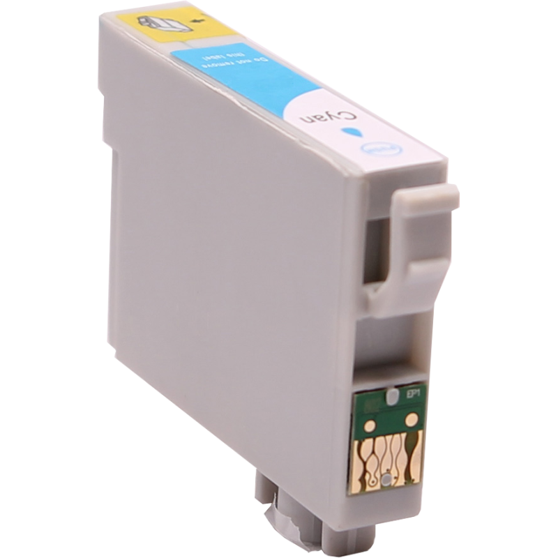 Compatibel inktpatroon Epson T-0712 – Cyaan (14 ml)