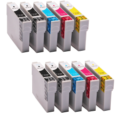 10 cartouches compatibles pour imprimante Epson T-0715