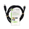 HDMI-kabel met hoge snelheid en Ethernet - HDMI-connector naar Micro HDMI - 4K bij 30Hz, 10.2 Gbps - 2 m - Zwart