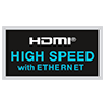 Câble HDMI Haute Vitesse avec Ethernet - Connecteur HDMI vers Micro HDMI - 4K à 30Hz, 10.2 Gbps - 2 m - Rond PVC Anthracite - Bo