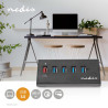 Hub USB Nedis 5 Ports QC3.0 / USB 3.2 Gen1 - Noir