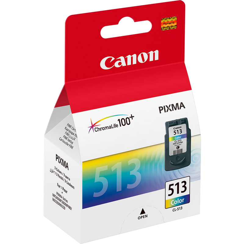 Cartouche d'encre couleur haute autonomie Canon CL-513 C/M/Y