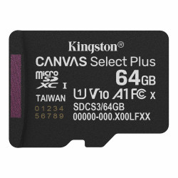 Kingston Canvas Select Plus 64 Go – Carte microSD UHS-I