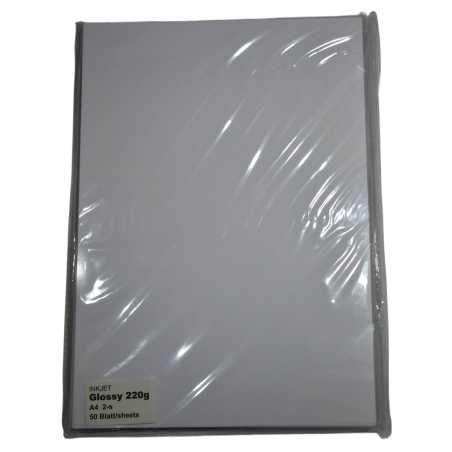 Inkjetpaper photo Glossy A4 220 Gramm 50 sheet