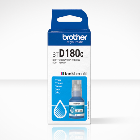 Brother BT-D180C – Original Cyan Ink Bottle