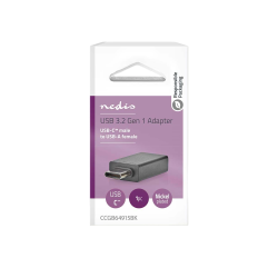 Nedis Adaptateur USB-C™ USB 3.2 Gen 1 USB-C™ Mâle USB-A Femelle 5 Gbps OTG