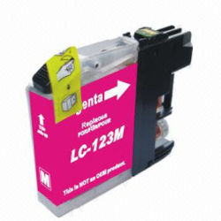 Compatibel inktpatroon Brother LC-123 – Magenta (10 ml)