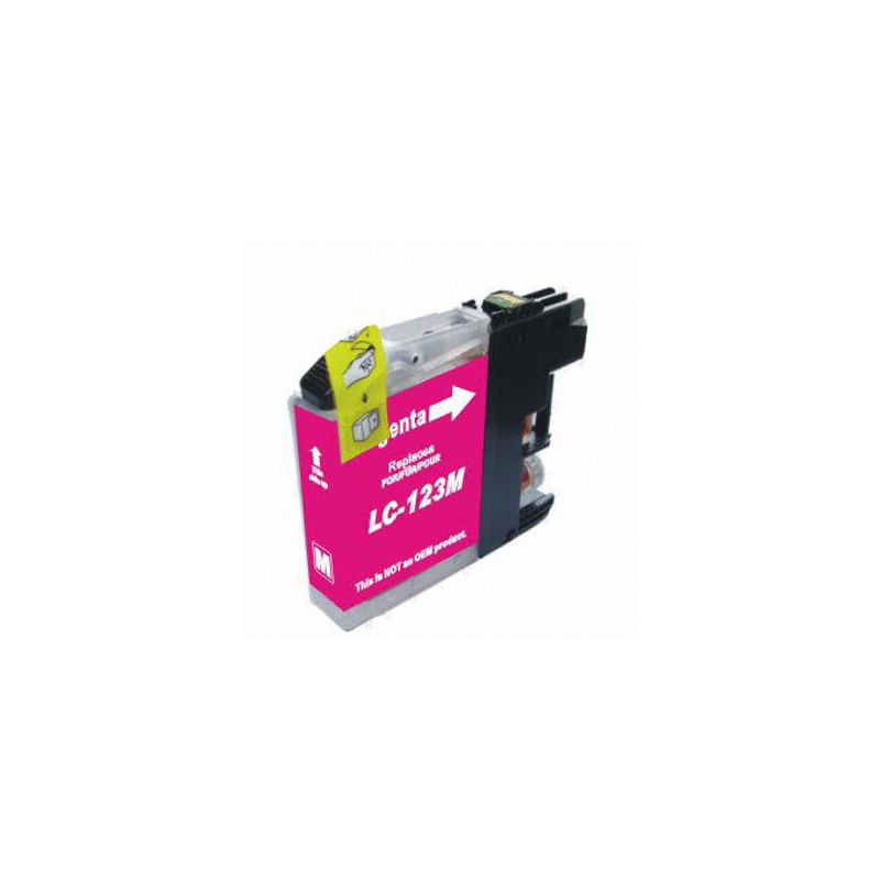 Compatibel inktpatroon Brother LC-123 – Magenta (10 ml)