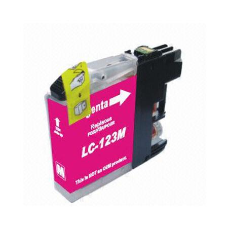 Compatible ink cartridge Brother LC-123 – Magenta (10 ml)