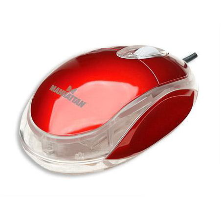 Manhattan MH1 souris optique rouge