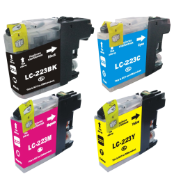 4 compatibele inktpatronen voor Brother LC-223 printer
