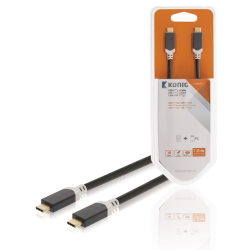 Câble USB 3.1 CM - CM USB-C Male - USB-C Male 1.00 m
