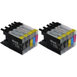 10 compatible cartridges for Brother LC-1280 printer