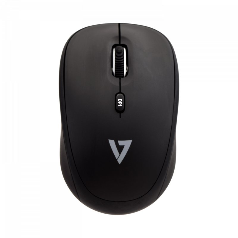 Souris mobile optique sans fil V7 – Noire